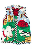 Barnyard Cows Sweater Vest