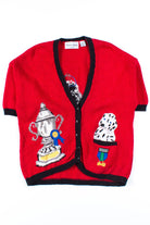 1st Place Dalmatian Short Sleeve Cardigan