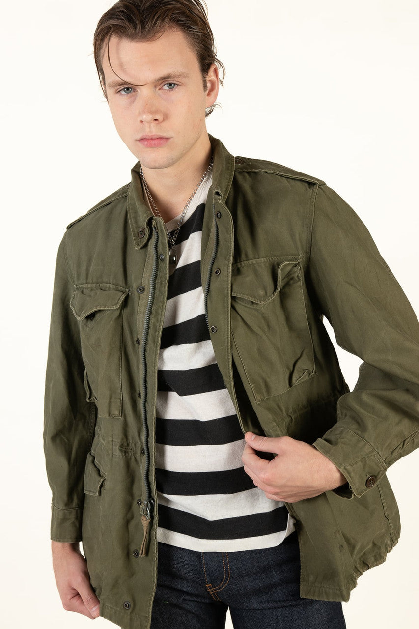 Vintage Olive Military Surplus Jacket (1960s)