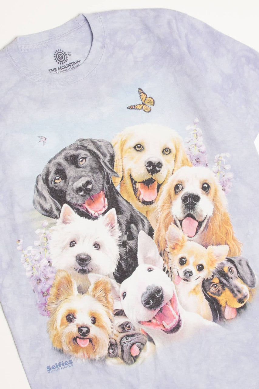 Puppy Party Tie Dye T-Shirt