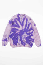 Purple Spiral Bleached Vintage Sweatshirt