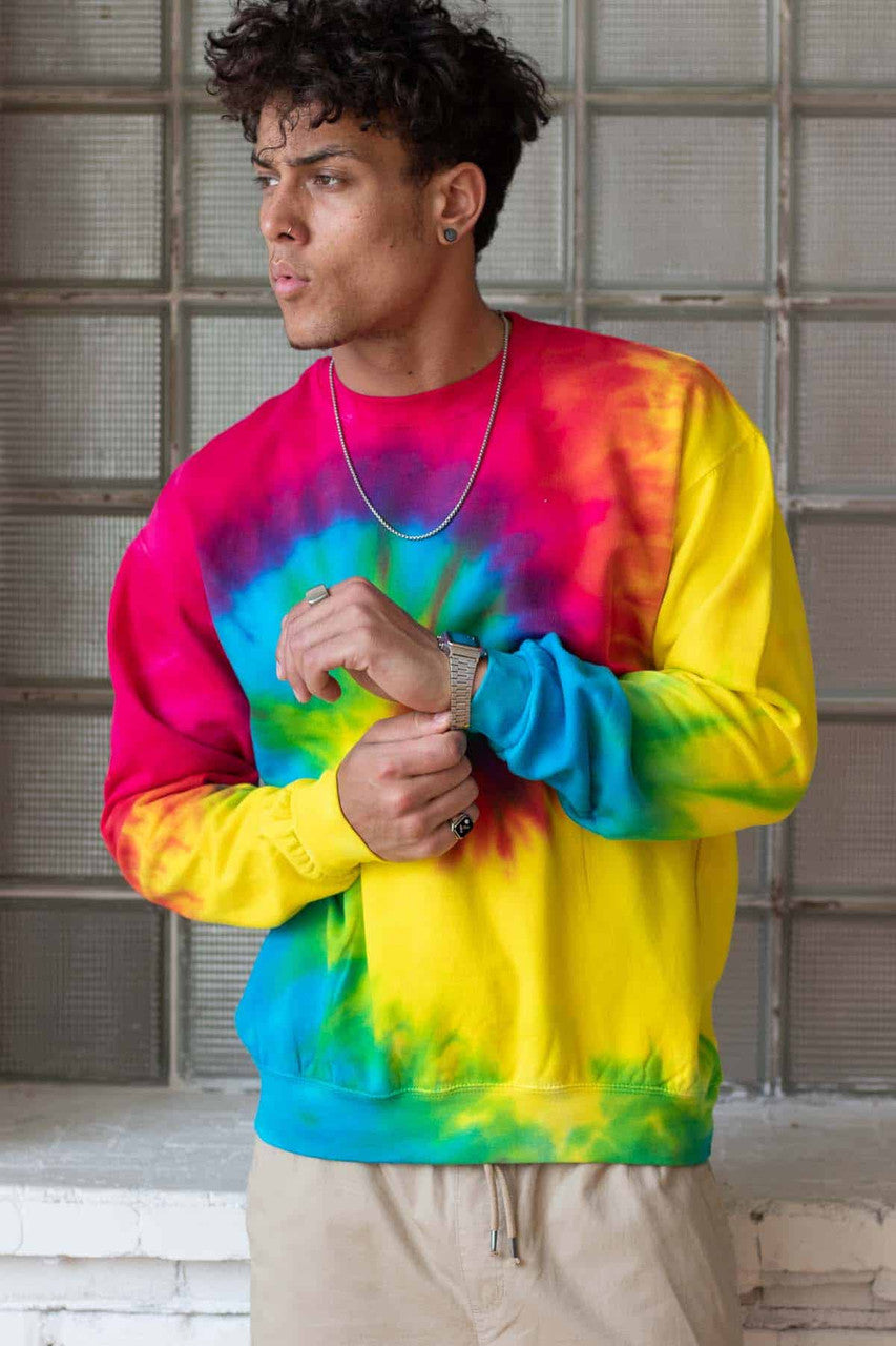 Rainbow Swirl Tie Dye Sweatshirt – Ragstock