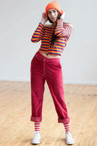 Strawberry Corduroy Pants