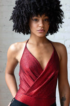 Red Crackle Bodysuit