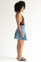 Red Dragon Print Cami Bodysuit