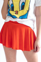 Red Exercise Skort