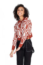 Red Peace Pullover Sweater
