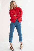 Red Polo Puffer Jacket