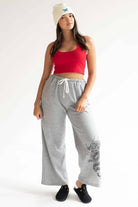 Red Seamless Ribbed Sports Bra (Extended Sizes)