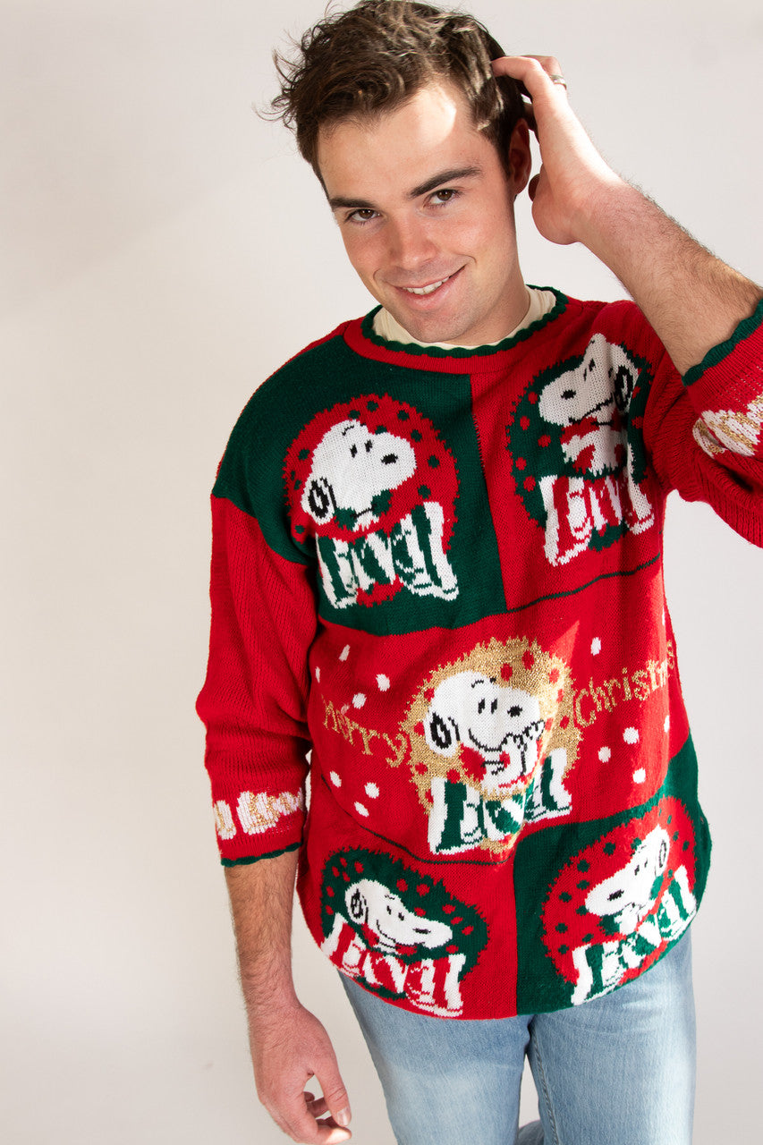 Snoopy and Friends Ugly Christmas Pullover 62121