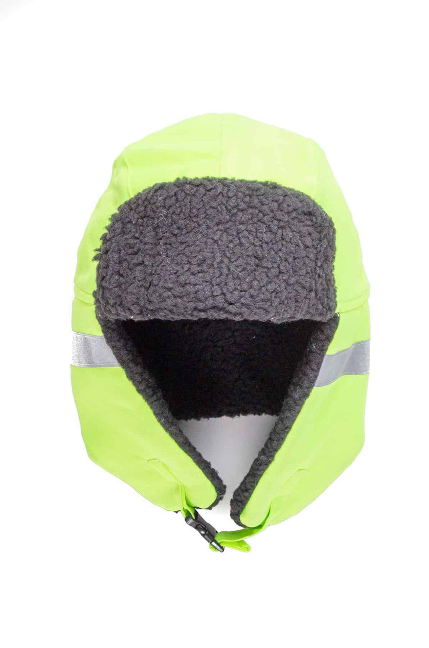 Lime Reflective Fargo Hat