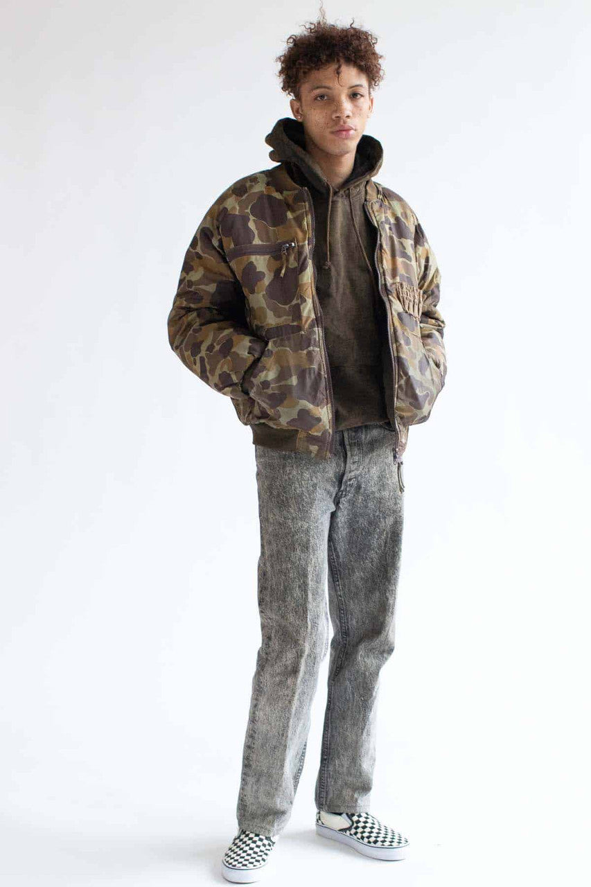 Reversible Camouflage Winter Jacket