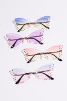 Rhinestone Butterfly Sunglasses