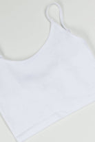 White Seamless Ribbed Cami