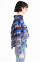 Royal Faded Bottom Raw Edge Flannel