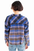 Royal Faded Bottom Raw Edge Flannel