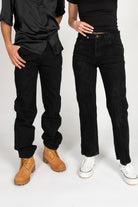Vintage Black Rustler Straight Leg Jeans