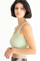 Sage Eyelash Tank