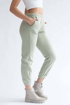 Sage Fleece Joggers