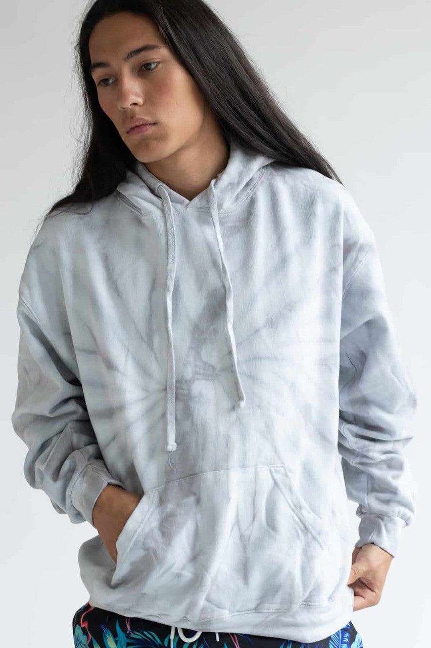 Silver Tie Dye Hoodie