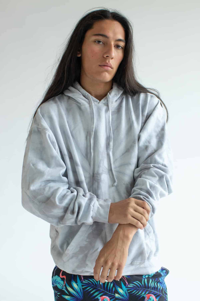 Silver Tie Dye Hoodie