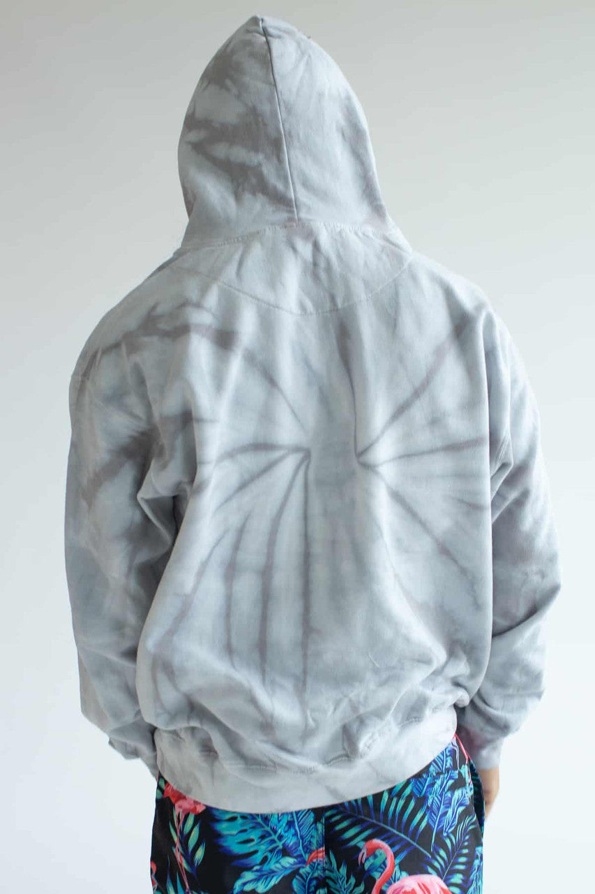 Silver Tie Dye Hoodie