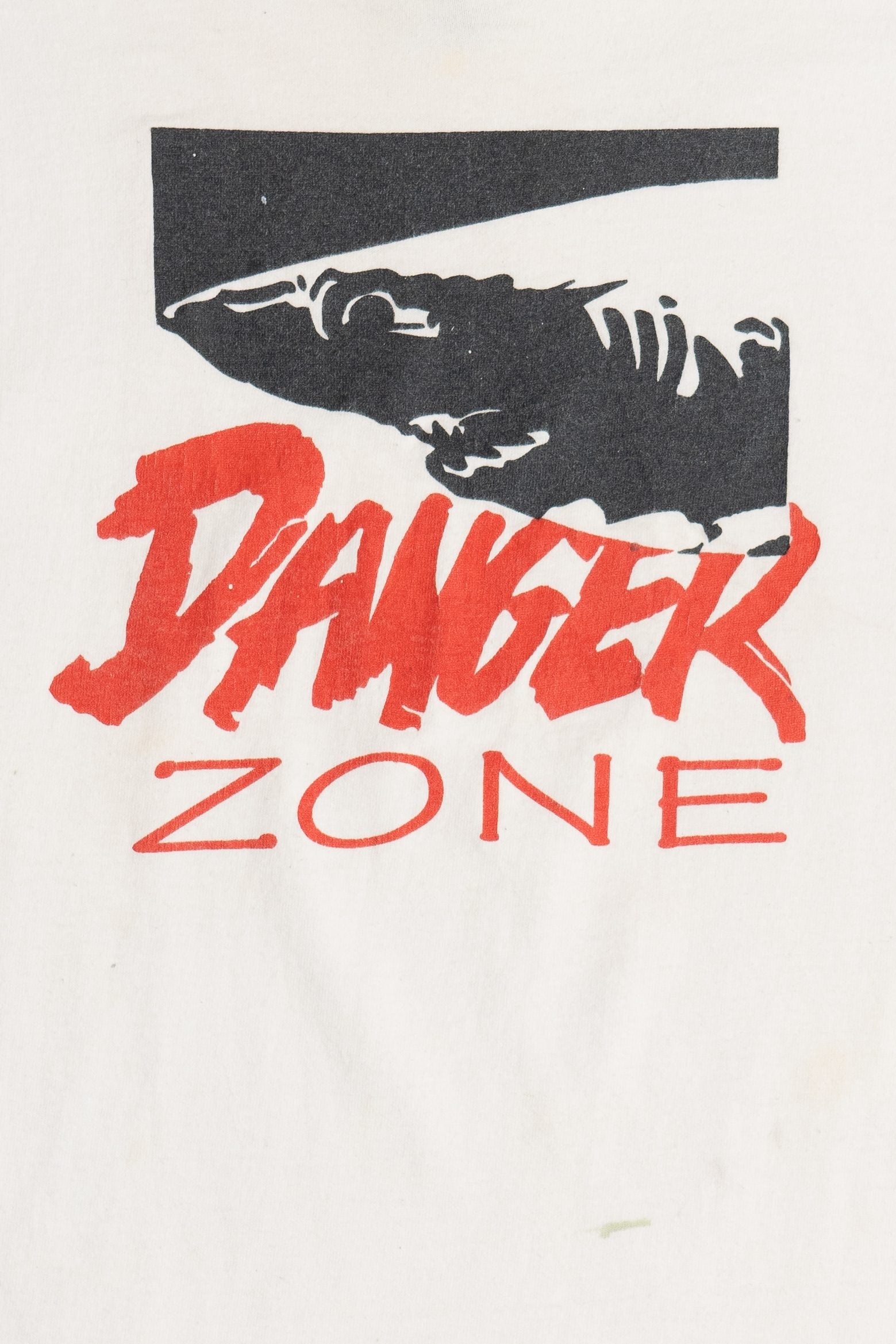 Vintage "Danger Zone" Shark Single Stitch T-Shirt (1990s)