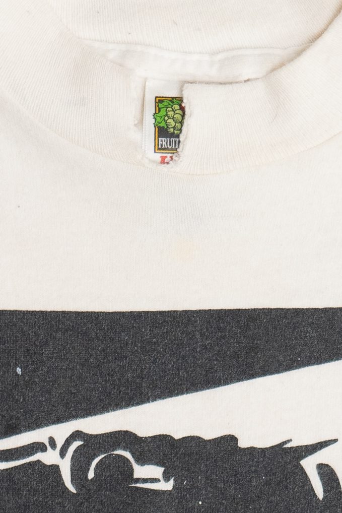 Vintage "Danger Zone" Shark Single Stitch T-Shirt (1990s)