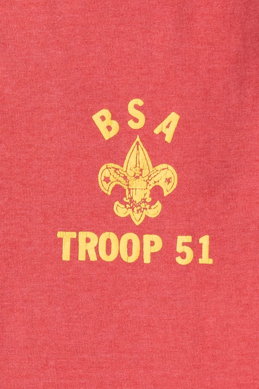 Vintage Boy Scouts "BSA Troop 51" Single Stitch T-Shirt (1980s)