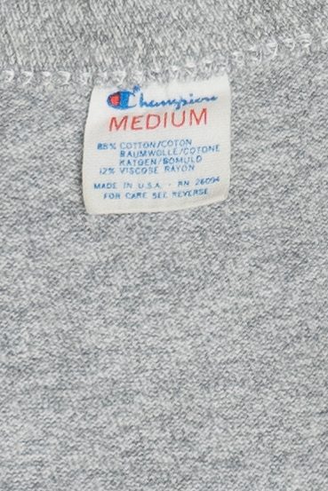 Vintage Champion Heavyweight Single Stitch Blank T-Shirt (1980s)