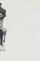 Vintage Albright Rat Cartoon Playing Piano Single Stitch T-Shirt (1990s)