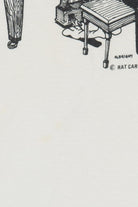 Vintage Albright Rat Cartoon Playing Piano Single Stitch T-Shirt (1990s)