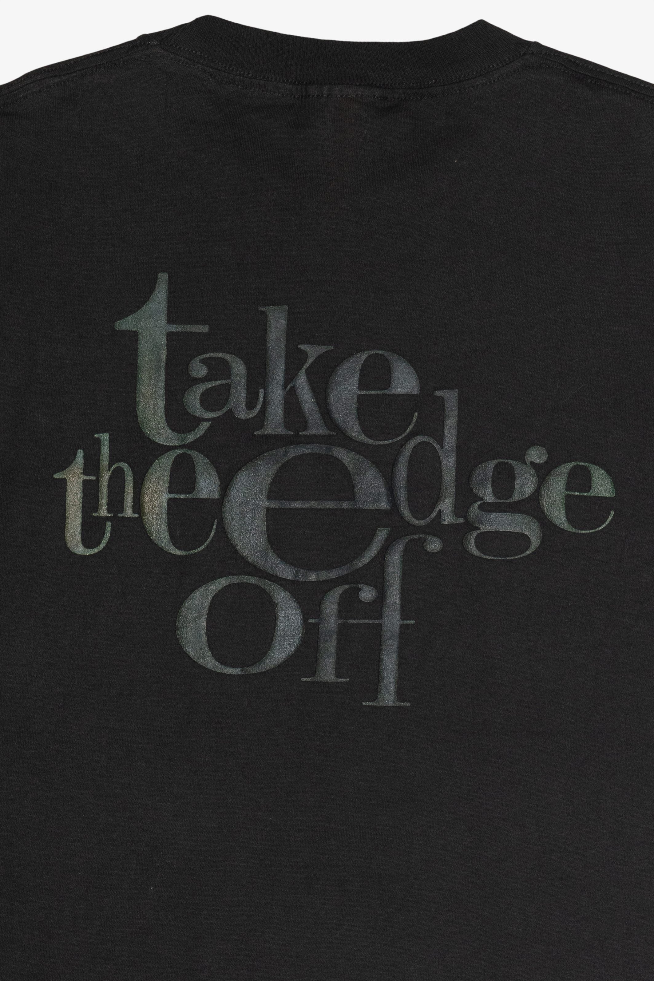 Vintage "Take The Edge Off" Embossed Print Benson & Hedges Promo Pocket T-Shirt (1990s)