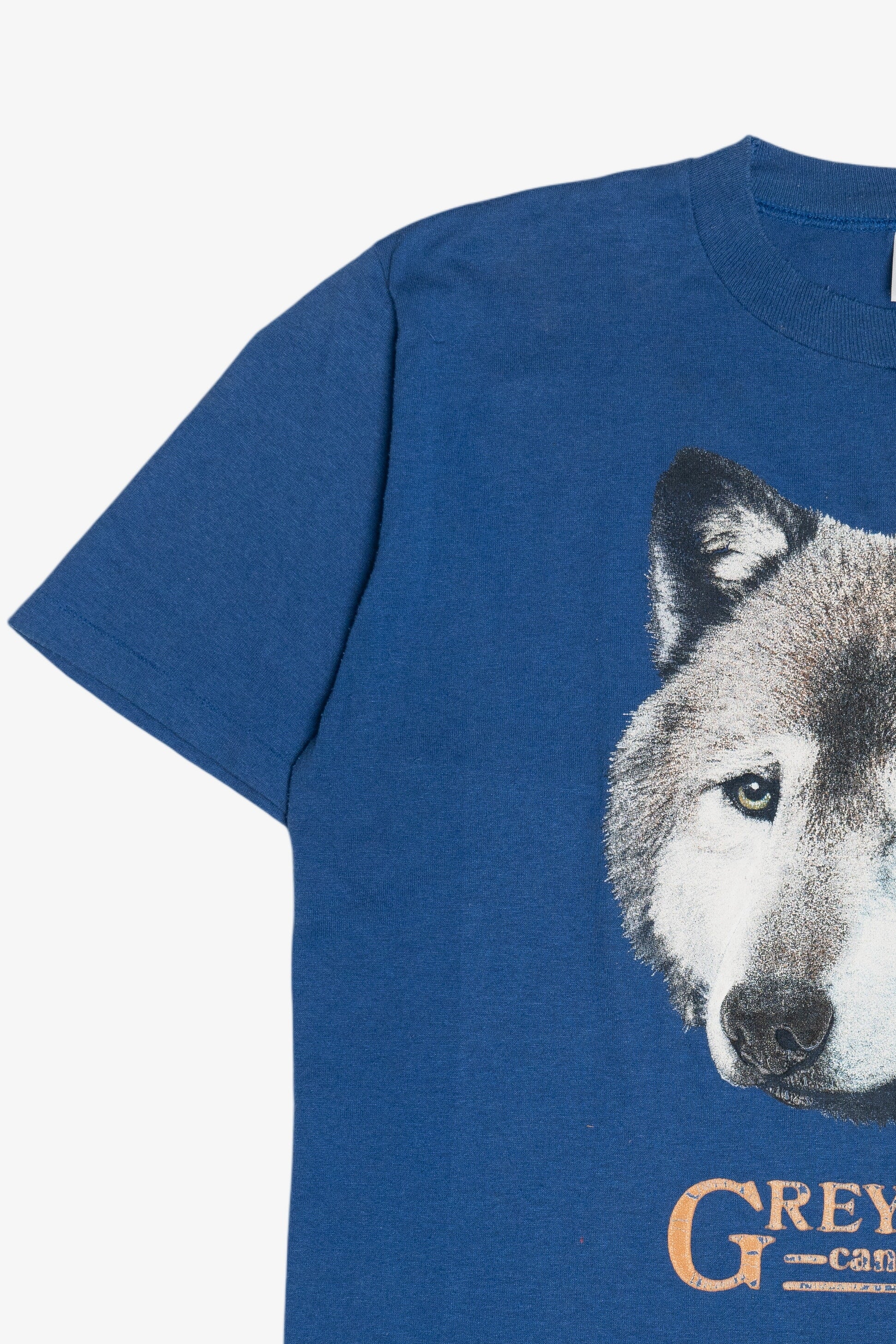 Vintage "Grey Wolf" Canis Lupus" Single Stitch T-Shirt (1990s)