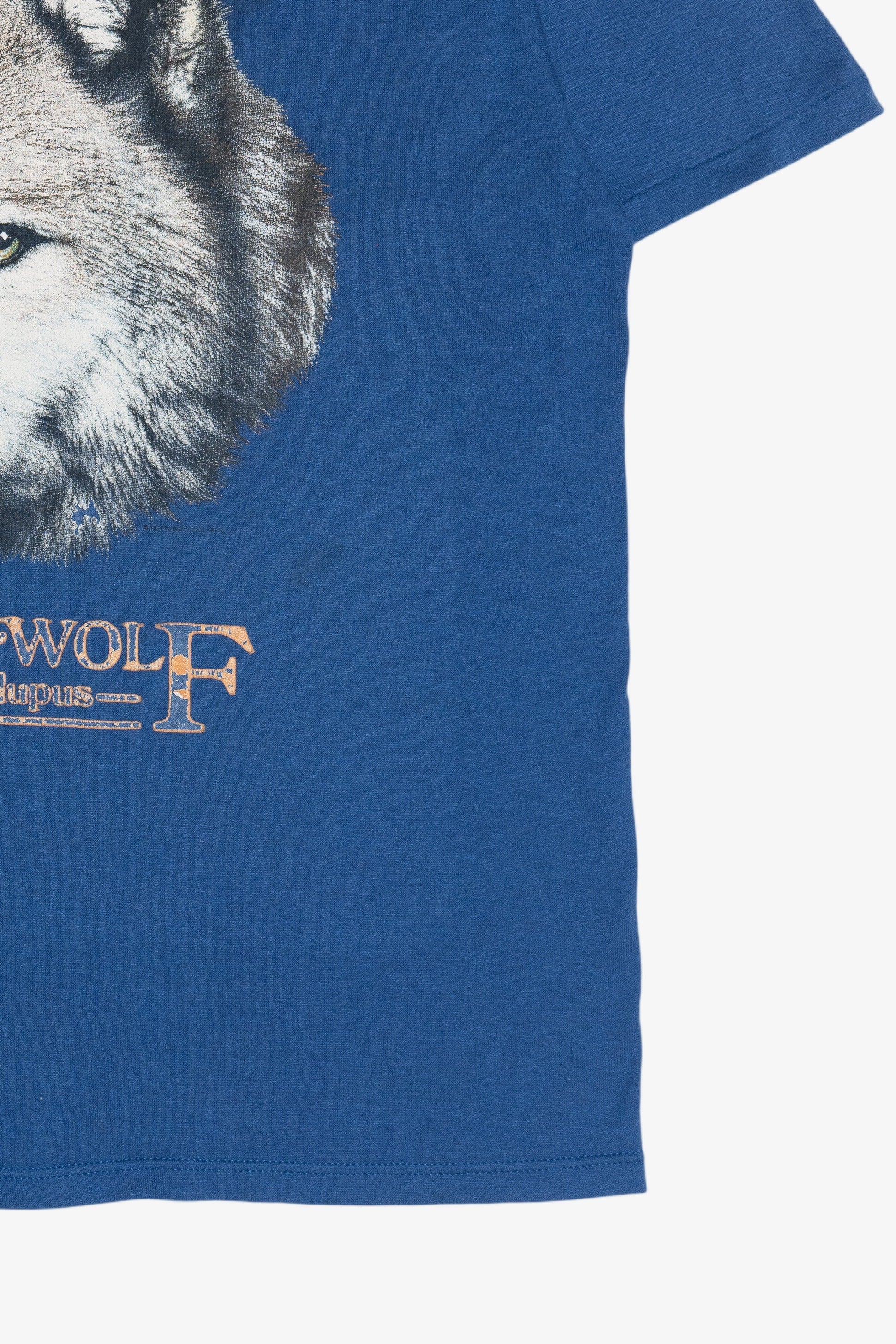 Vintage "Grey Wolf" Canis Lupus" Single Stitch T-Shirt (1990s)