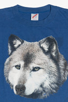 Vintage "Grey Wolf" Canis Lupus" Single Stitch T-Shirt (1990s)