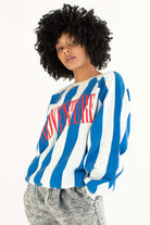 Ski Adventure Striped Sweatshirt