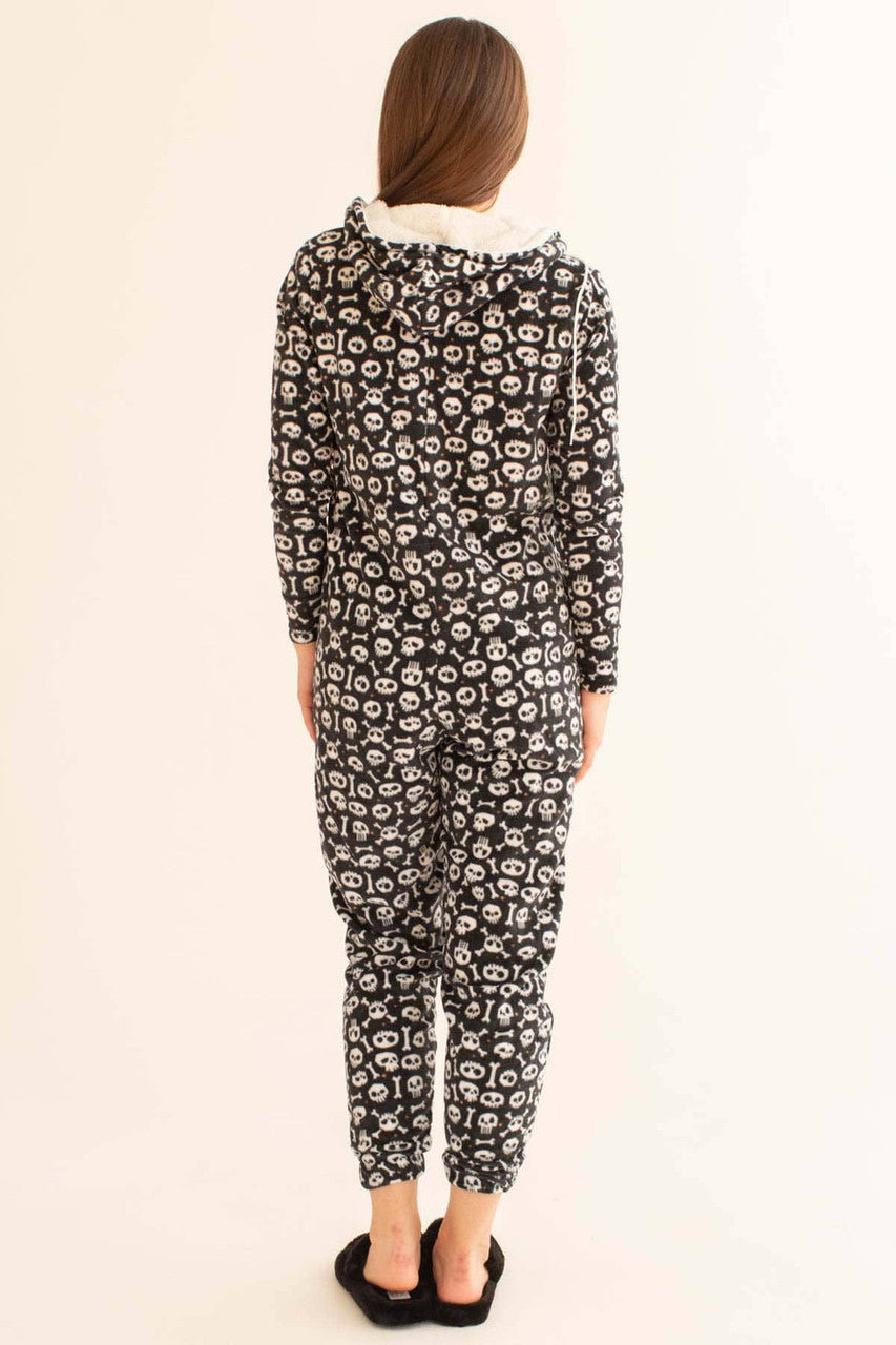 Skull & Crossbones Onesie Pajamas