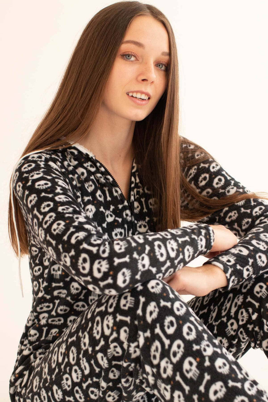 Skull & Crossbones Onesie Pajamas