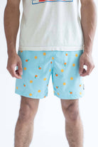 Sky Blue Oranges Swim Shorts