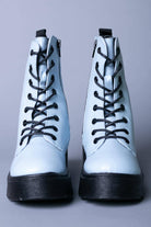 Sky Blue Platform Boots