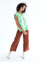 Sky Green Checker Sweater Vest