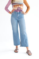 Slit Wide Leg Jeans