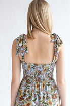 Smocked Sunflower Maxi Dress