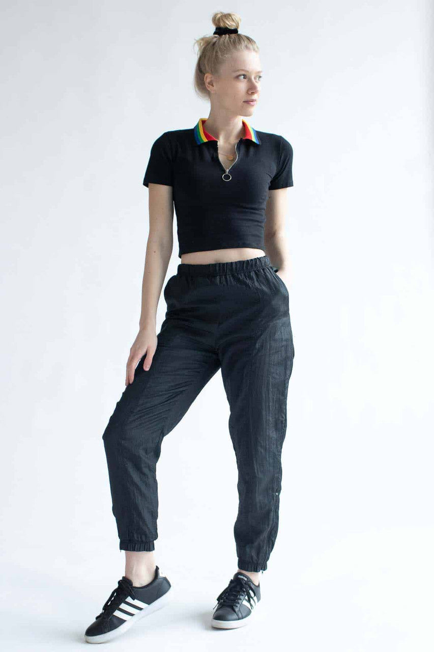 Soft Lightweight Windbreaker French Joggers