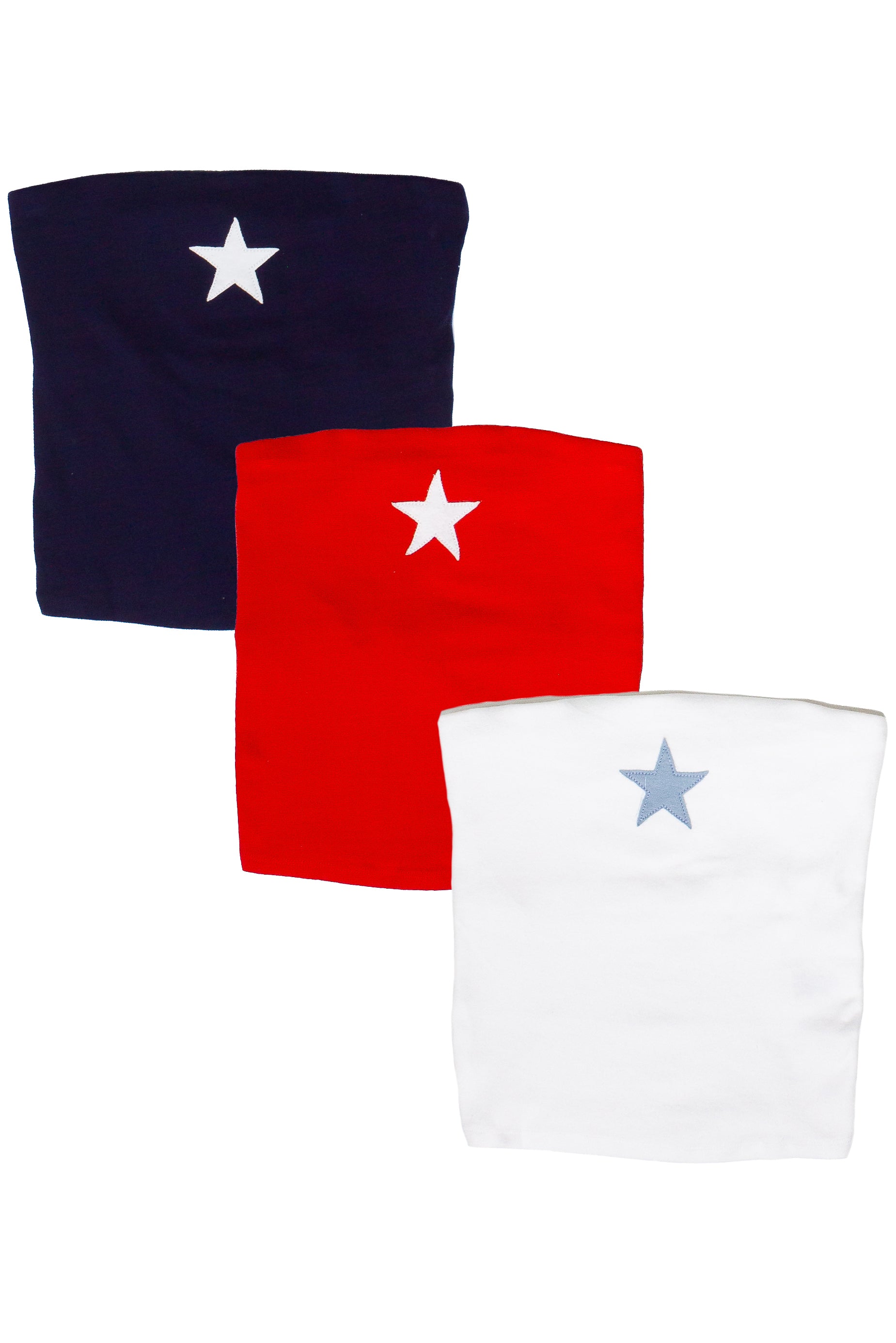 Star Patch Tube Top