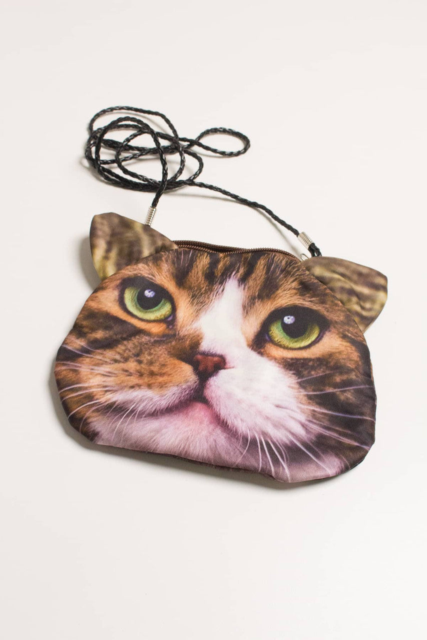 Cat Purse Striped Cat