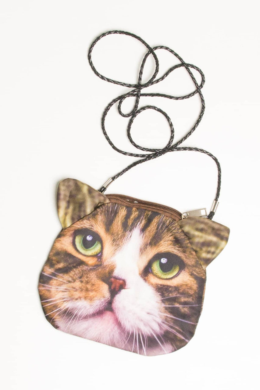 Cat Purse Striped Cat