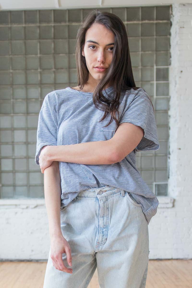 Striped Pocket Tee