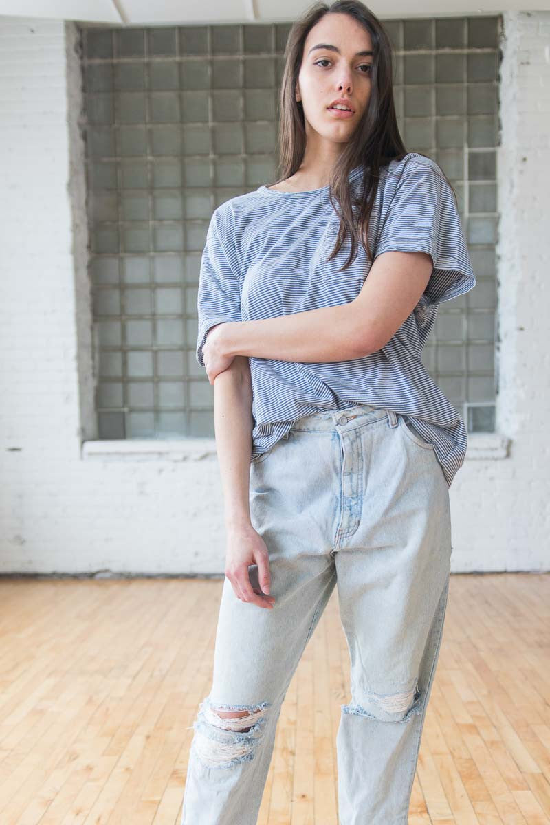 Striped Pocket Tee